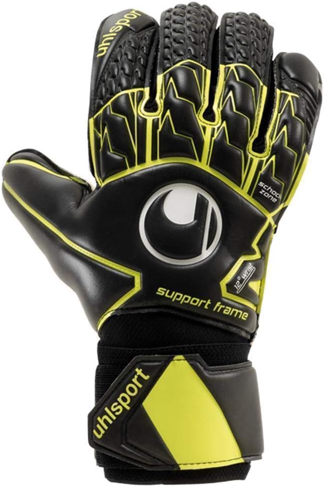 Uhlsport, Gants de gardien de but Supersoft pour enfants Uhlsport Noir/Jaune