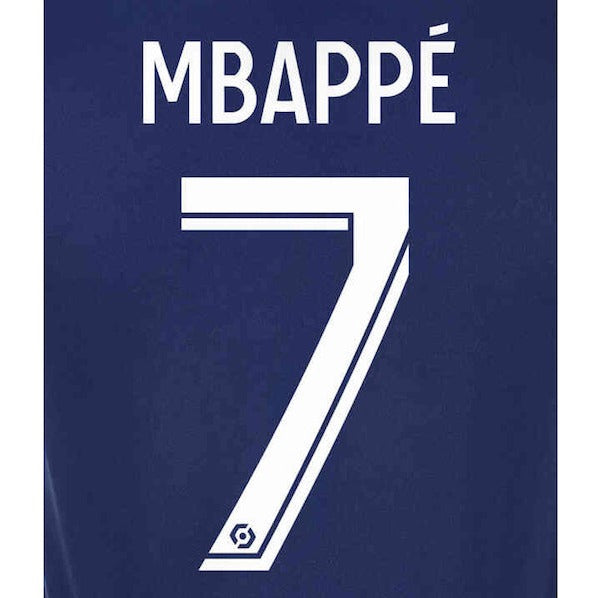 Authentique, Mbappe Paris Saint Germain Home Name and Number Set - Adult