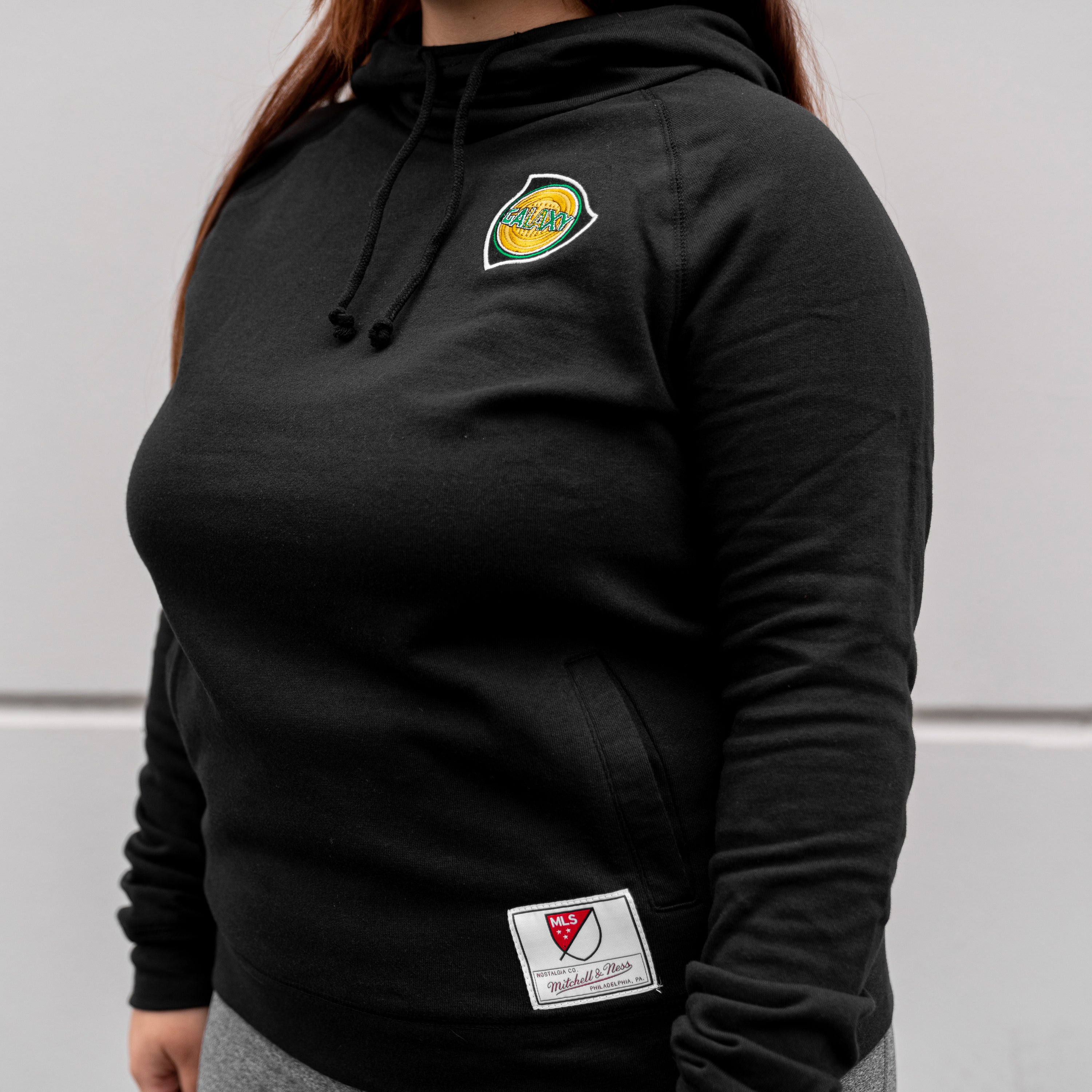 Mitchell & Ness, Mitchell & Ness LA Galaxy 25th Anniversary - Sweat à capuche pour femmes