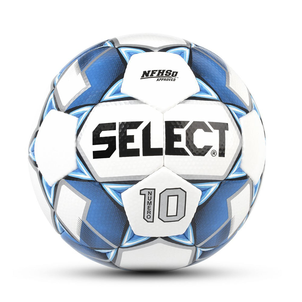 Sélectionner, Numero 10 Ballon de football Blanc/Bleu