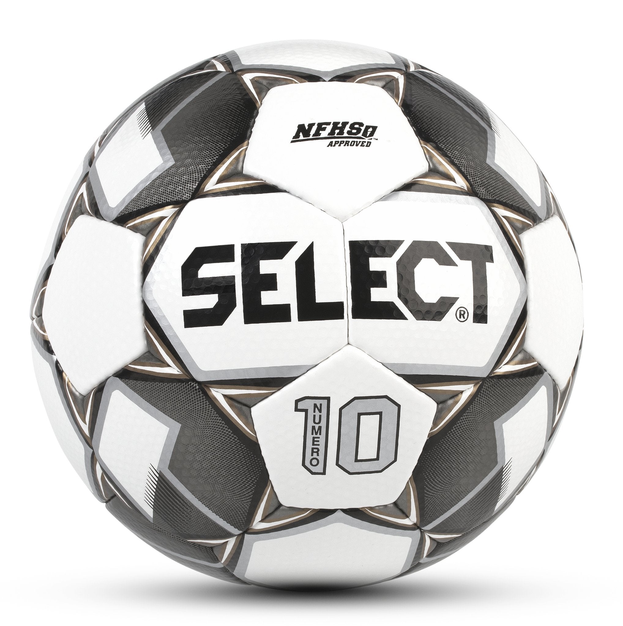 Sélectionner, Numero 10 Ballon de football Blanc/Noir