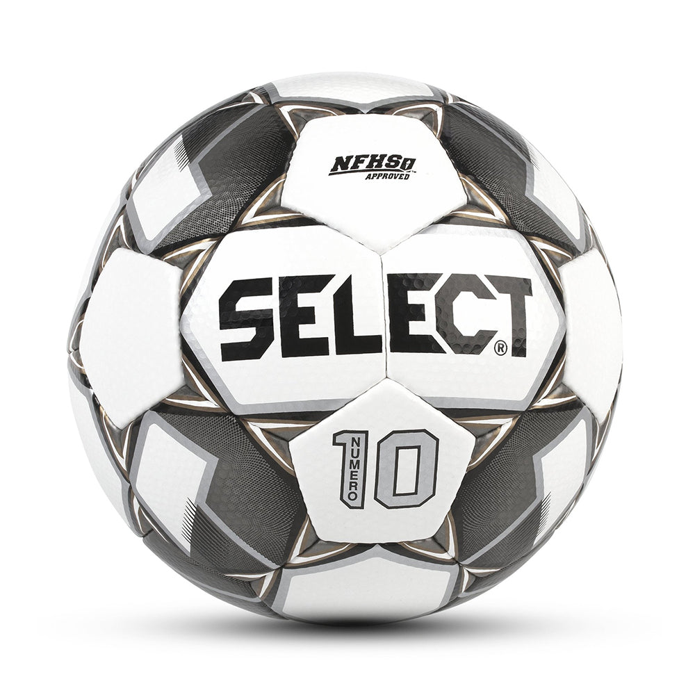 Sélectionner, Numero 10 Ballon de football Blanc/Noir