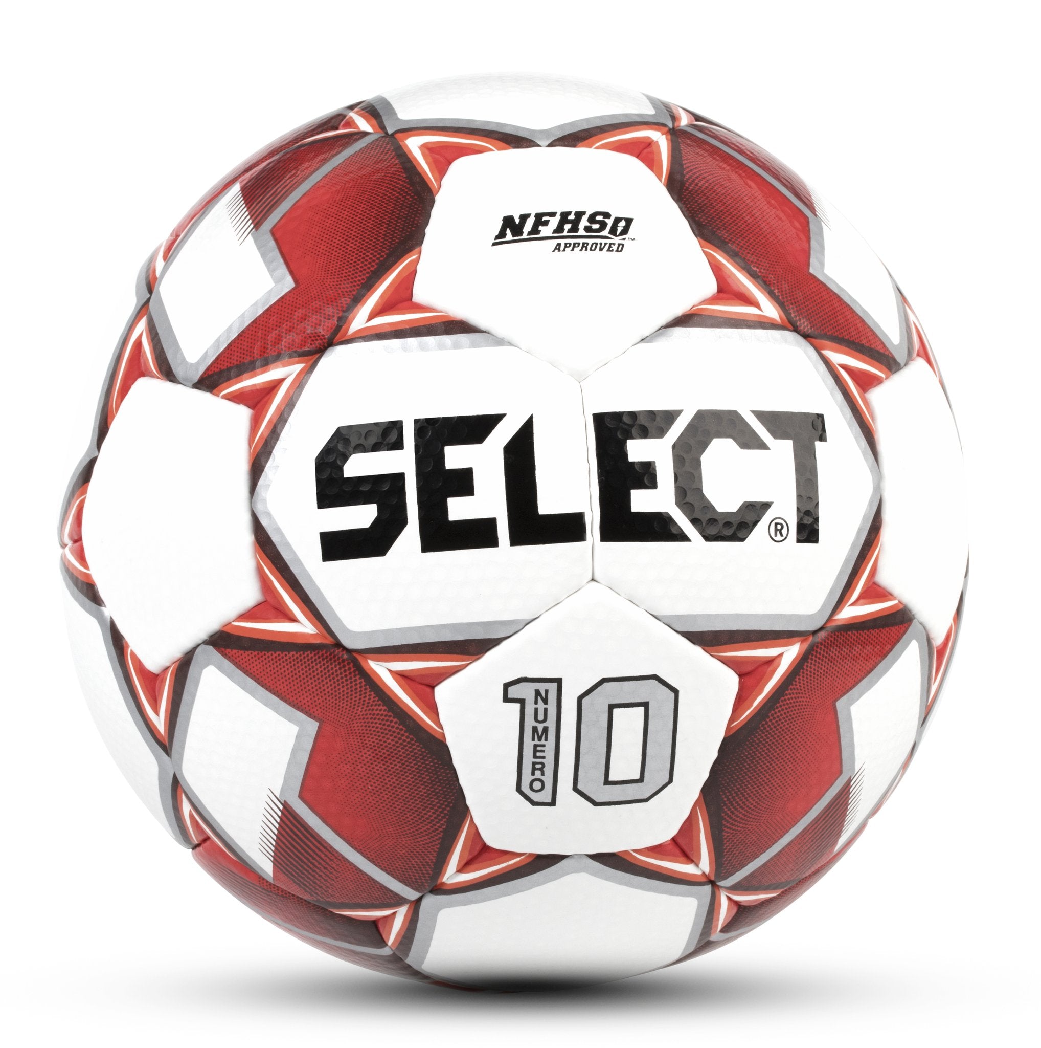 Sélectionner, Numero 10 Ballon de football blanc/rouge