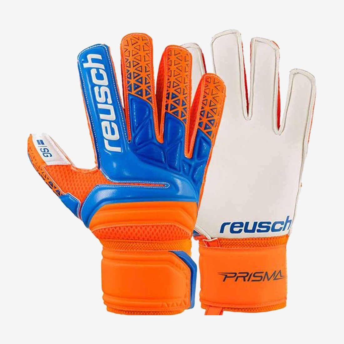 Reusch, Prisma SG Finger Support - Orange/Bleu