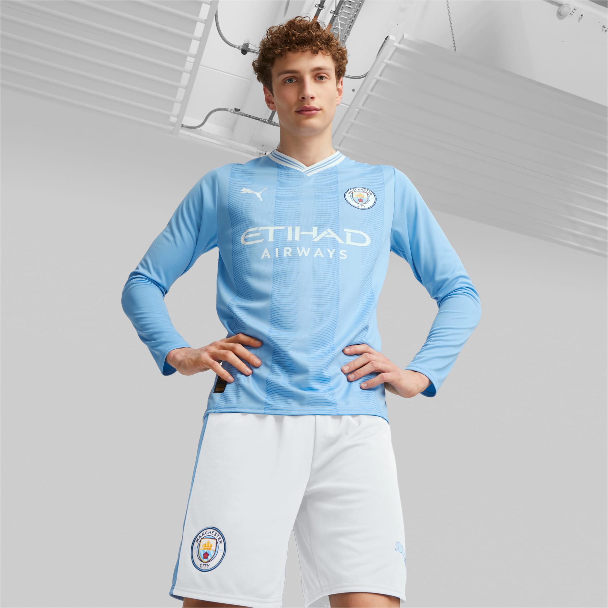 Puma, Puma Manchester City Maillot à manches longues hommes 23/24