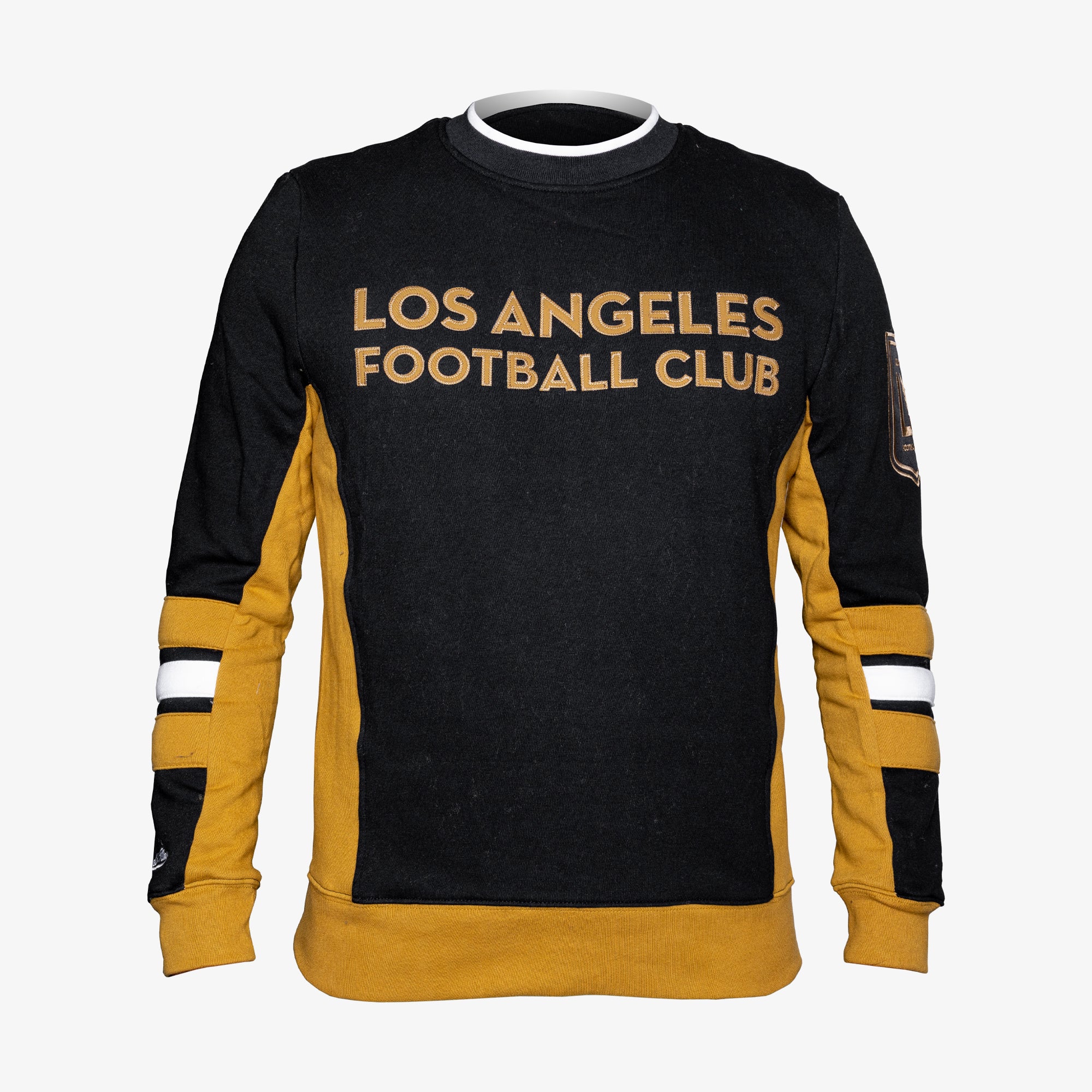 Mitchell & Ness, Sweatshirt ras du cou en polaire LAFC Hommes Noir/Or