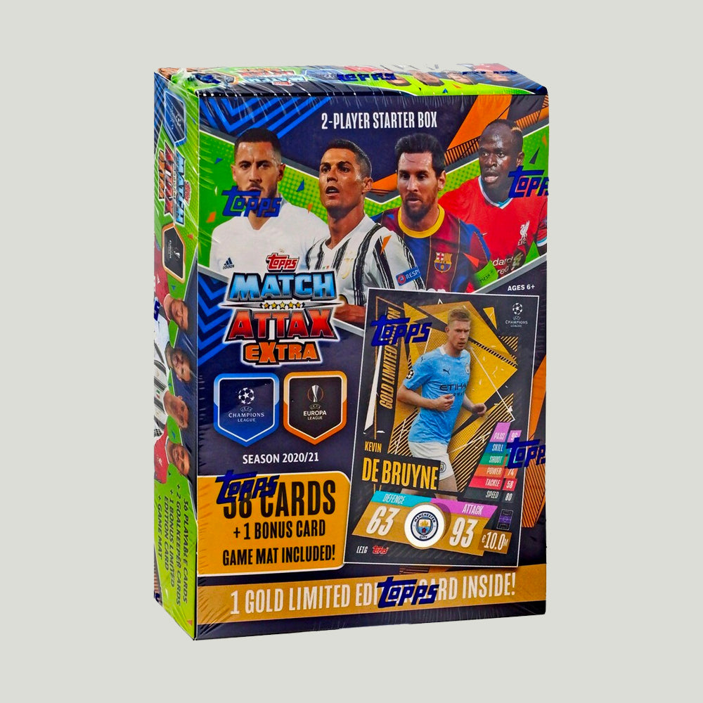 Topps, UEFA Match Attax Xtra 20/21 UEFA 2 Player Starter Box Trading Cards