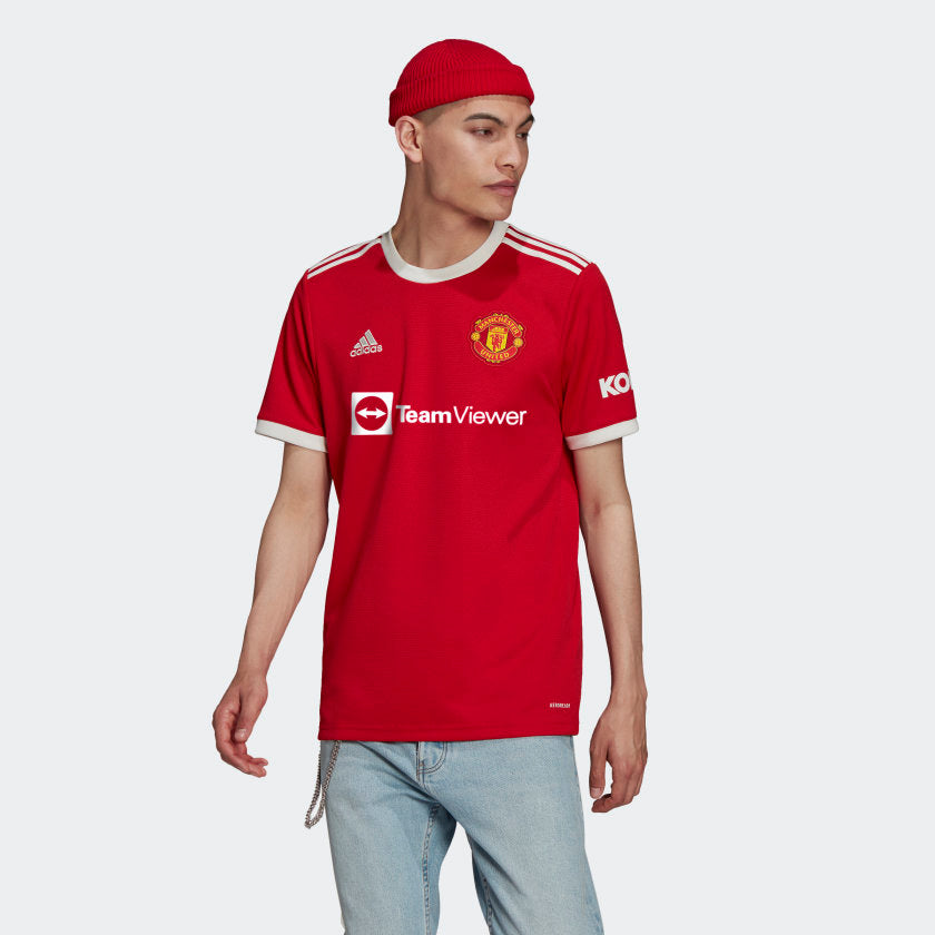 adidas, adidas HOMMES MANCHESTER UNITED 21/22 HOME JERSEY